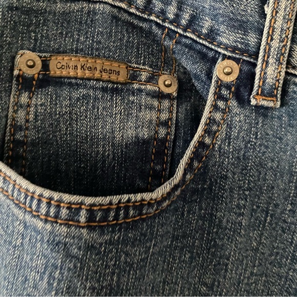 Calvin klein jeans flare leg medium dark denim - Picture 4 of 10